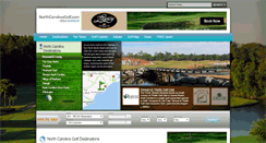 Desktop Screenshot of northcarolinagolf.com